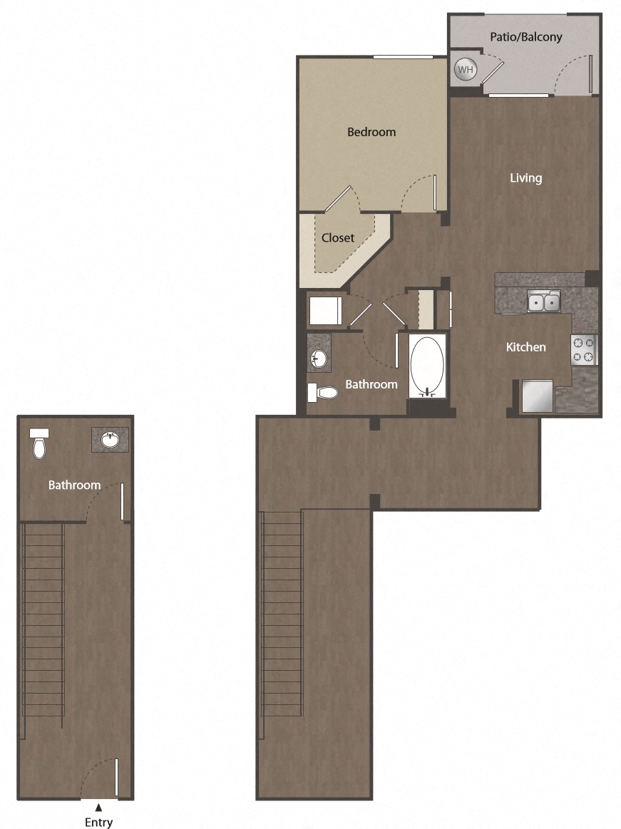 Adagio on the Green_A1 1 Bedroom 1 Bath_Mission Viejo